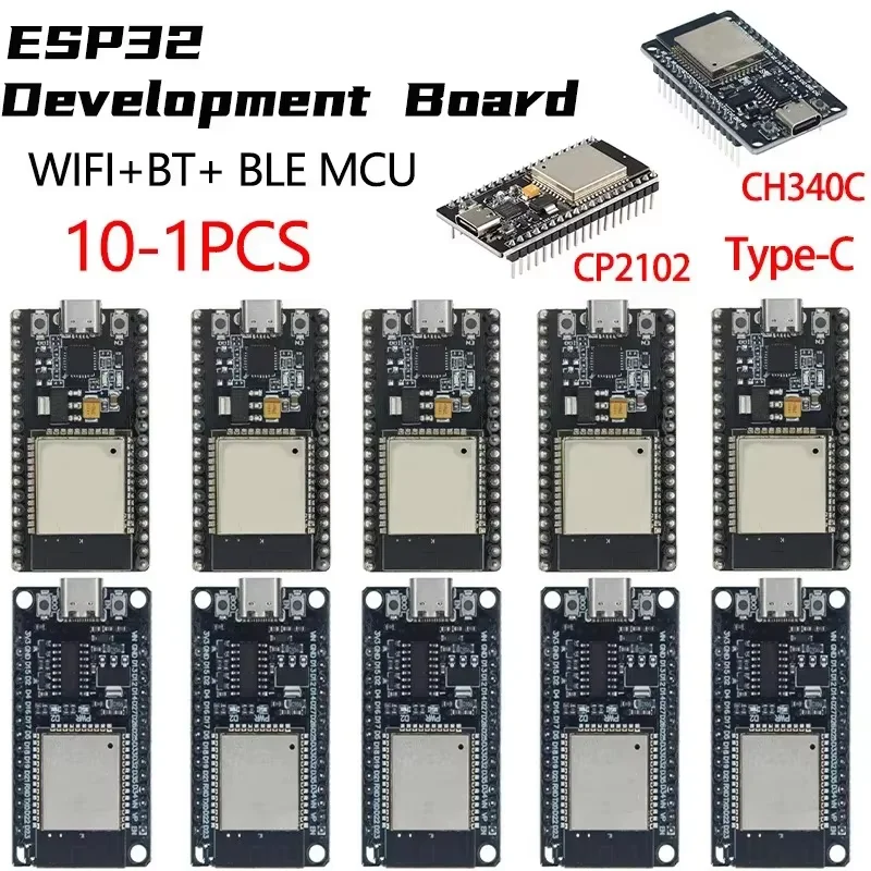 ESP32 ESP32S DEVKIT V1 Drahtloses WiFi Bluetooth Entwicklungsboard Micro USB/TYPE-C Dual Core CH340
