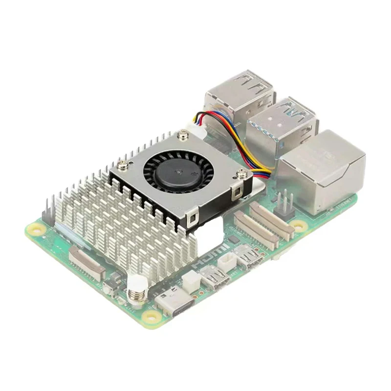 Raspberry Pi 5 Fall mit Lüfter für RPI 5 Aluminium Box Shell Gehäuse – Bild 5