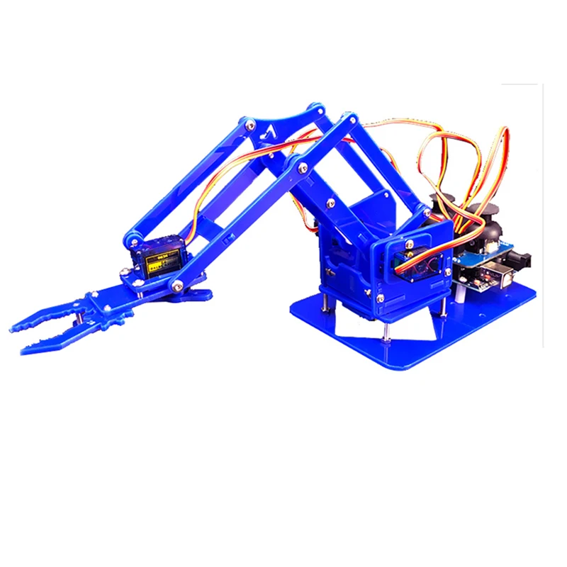 SG90 4 DOF Demontage Acryl Mechanische Arm Roboter Manipulator Klaue – Bild 4