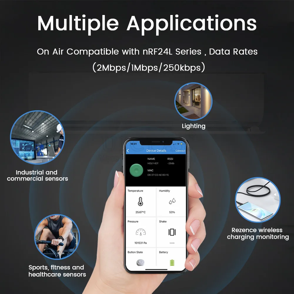 NRF52810 Beacon BLE4.2 4.0 Bluetooth-Modul für Innenpositionierung – Bild 6