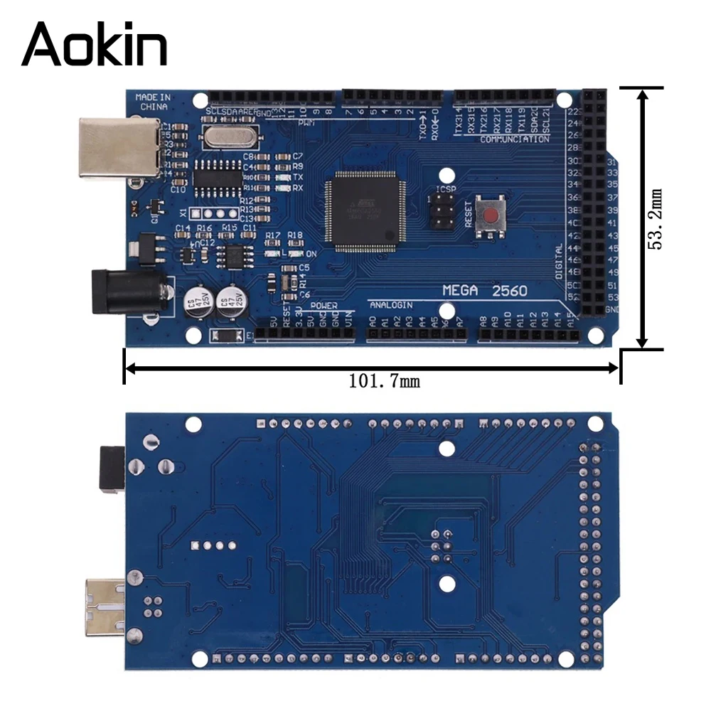 MEGA2560 R3 (ATmega2560-16AU CH340G) Pro mini MEGA2560 AVR USB-Board – Bild 3
