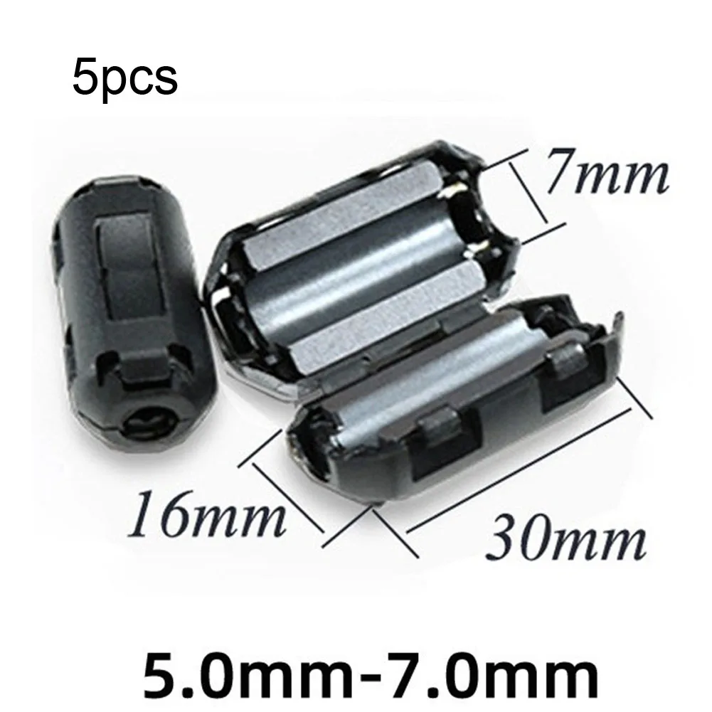 5X Noise Filter 3,5/5/7/9/13mm Ringkern Ferrit Perle Clip Choke RFI – Bild 4
