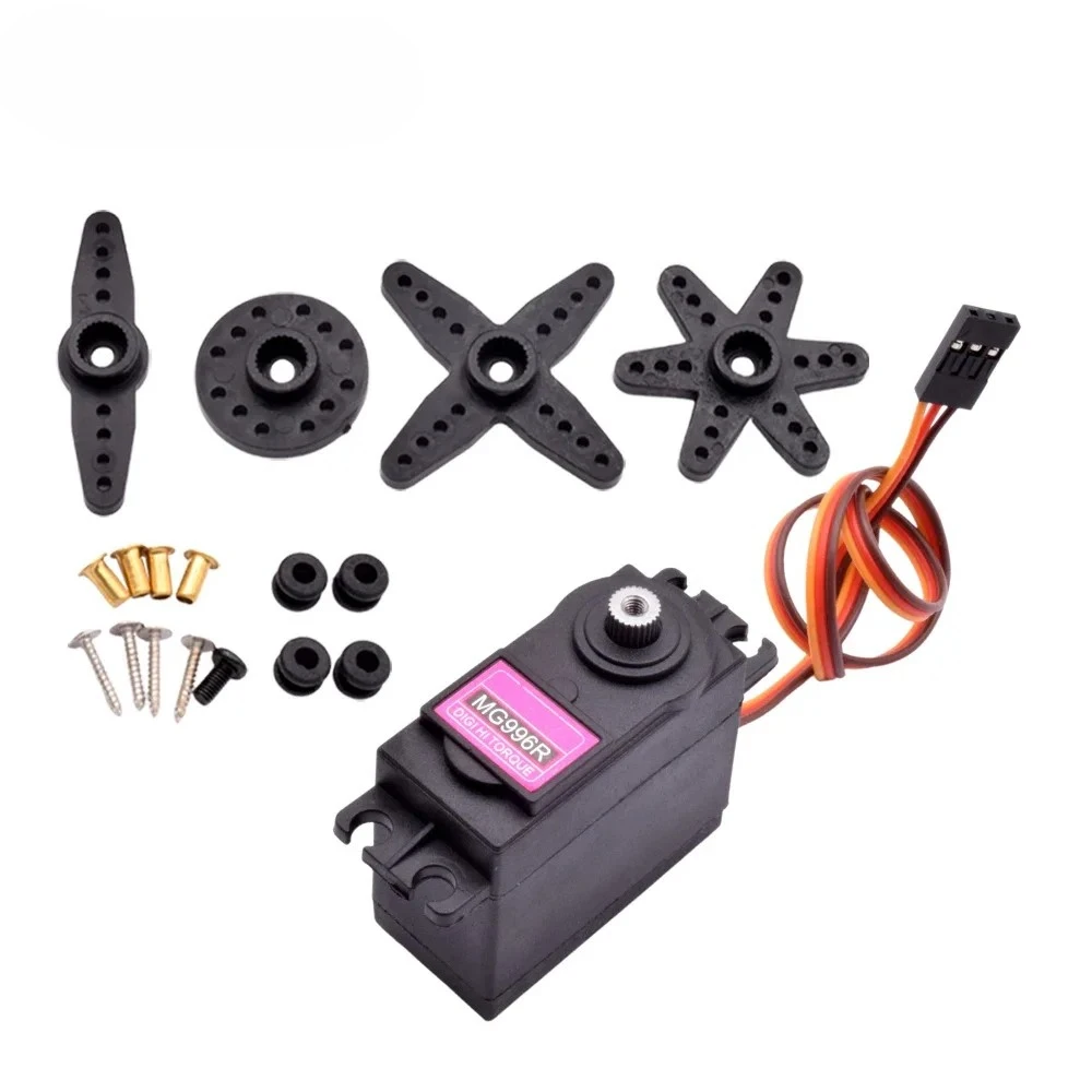 MG995 MG996R JR Lenkrotation Servomotor 180 360 MG 996 Hochgeschwindigkeits-Metallgetriebe