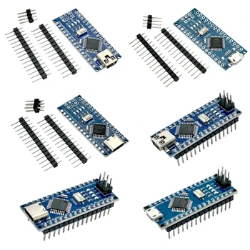 Arduino Nano V3.0 Entwicklungsboard ATMEGA328PB Controller-Modul 16 MHz. Mit dem Bootloader-kompatiblen