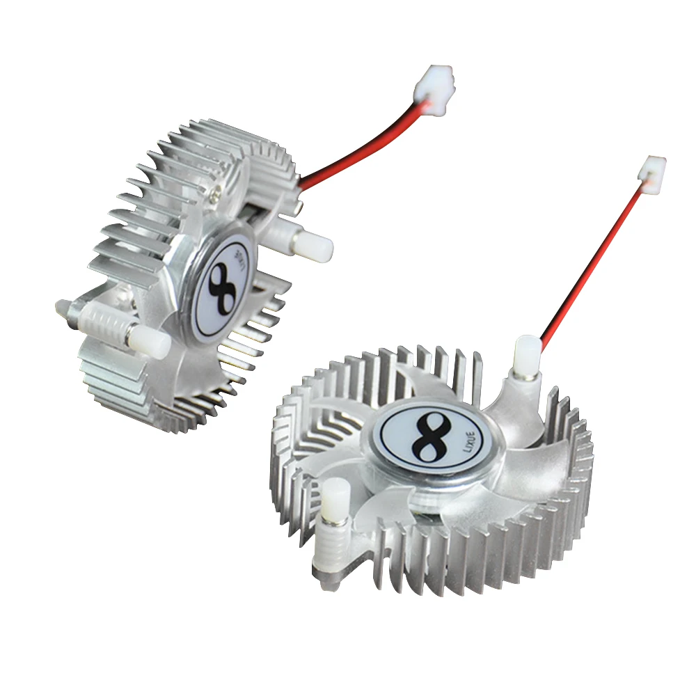 DC 5V 12V Aluminium-Kühlkörper mit Lüfter, CPU-Grafik-Kühlkörper – Bild 4