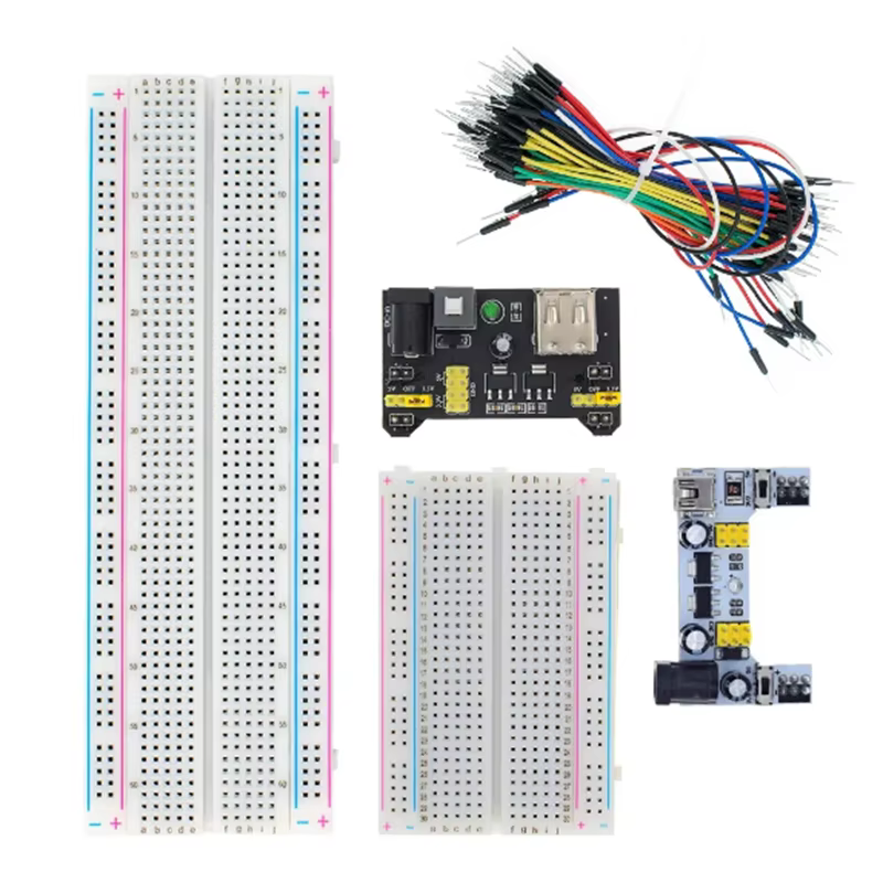 MB-102 MB102 Breadboard 400 830 Point Solderless PCB Bread Board Test Develop Dupont Line DIY für Arduino