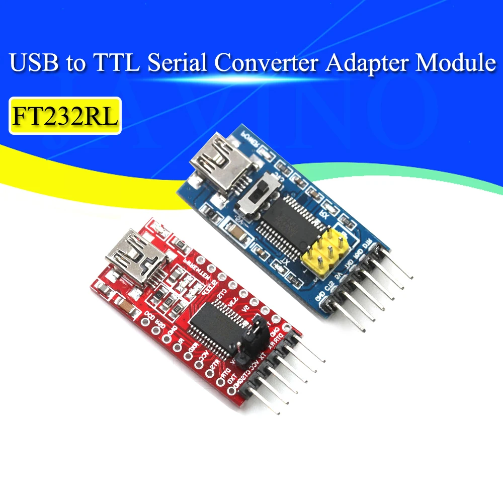 FT232RL FTDI USB 3.3V 5.5V zu TTL Serieller Adapter-Modul für Arduino FT232 Pro Mini USB zu TTL 232