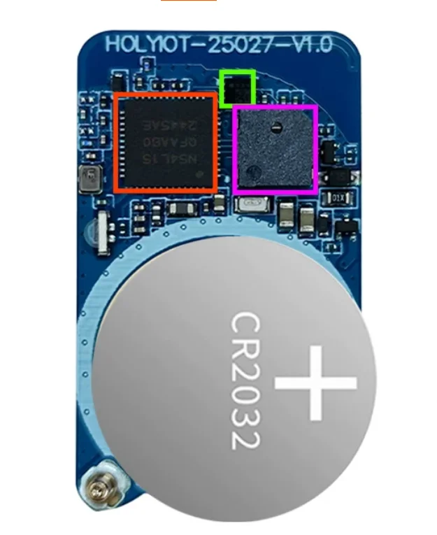 NRF54L15 Bluetooth-Beacon mit geringem Stromverbrauch, Buzzer, BLE 6.0, Beschleunigungsmesser