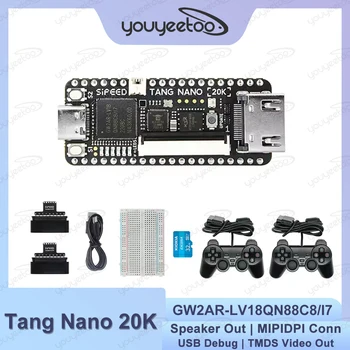 Sipeed Tang Nano 20K Entwicklungsboard RISC-V Linux Retro Game Player GW2AR-LV18QN88C8/I7 FPGA Chip Logic
