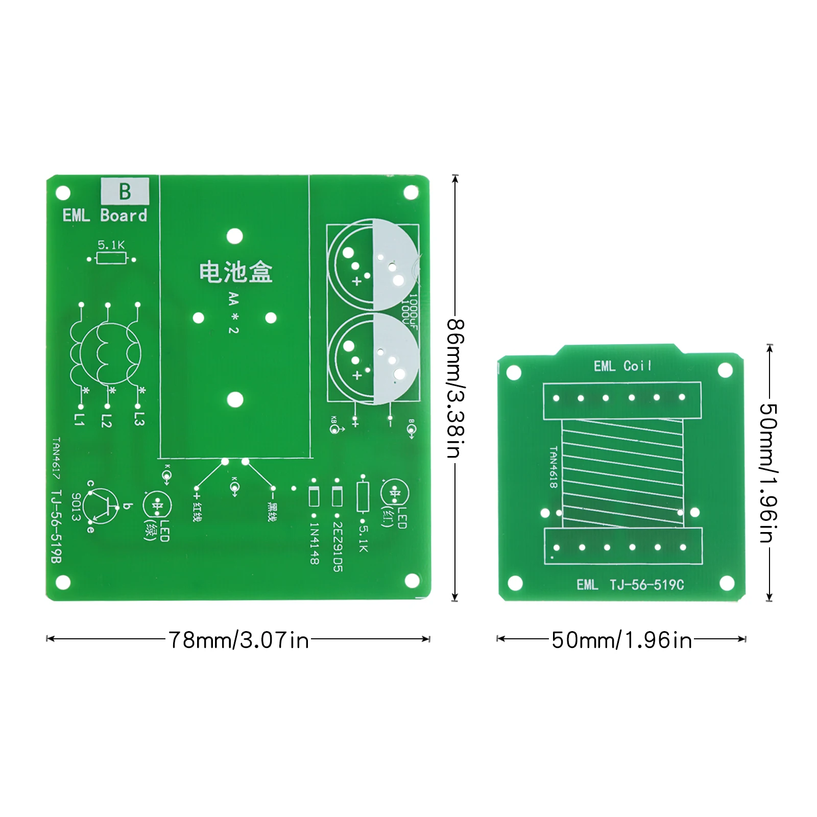 DIY elektronisches Kit Löten elektro magnetische Pistole Herstellung – Bild 6