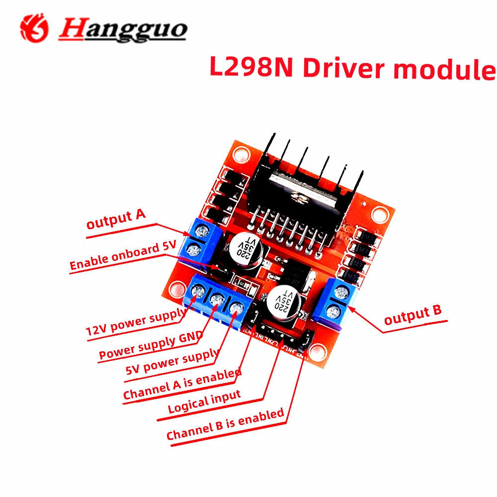 Beste in Qualität L298N Für motor stick Board modul (5 Stück) – Bild 2