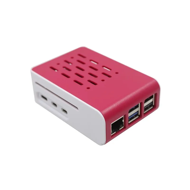 Raspberry Pi 5 rot-weiß Kühl koffer für aktiven Kühler