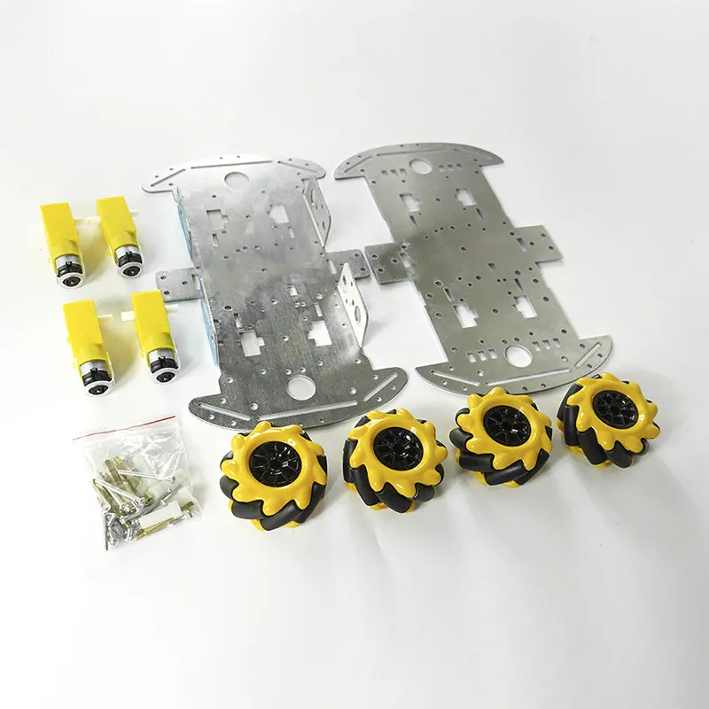 4WD Intelligentes Auto mit Mecanum-Rädern, Biegsames Roboterfahrzeug – Bild 4