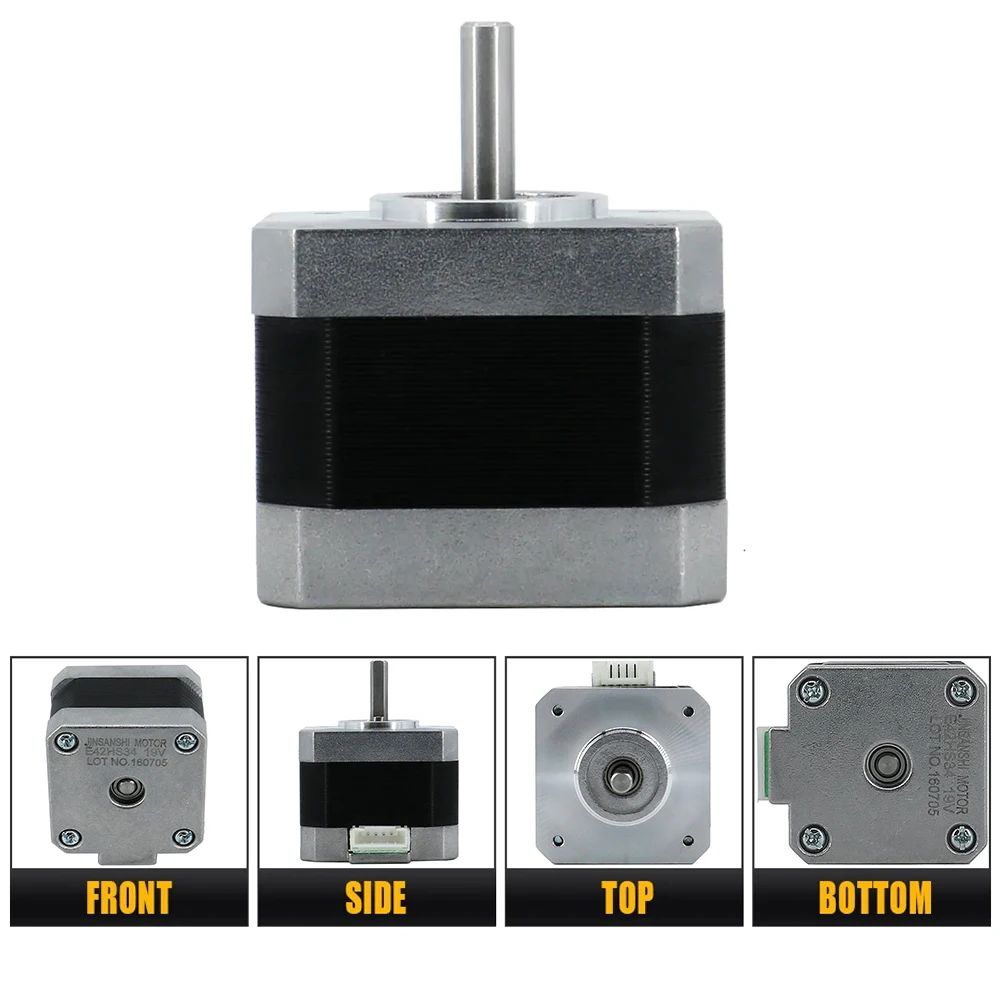 Nema17 Schrittmotor-Treiber-Kit 42hs34mm 40mm 48mm 60mm Motor 5mm – Bild 3