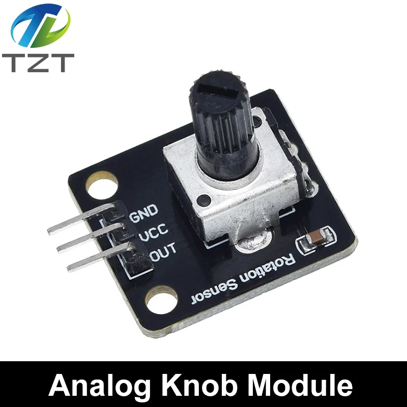 360-Grad-Drehgebermodul Drehpotentiometer Analoges Knopfmodul – Bild 4