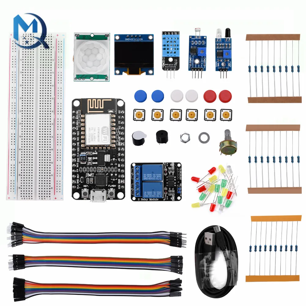 Basic Starter Kit für ESP32 ESP8266 WIFI Development Board für Arduino Project Learning Kit mit Tutorials