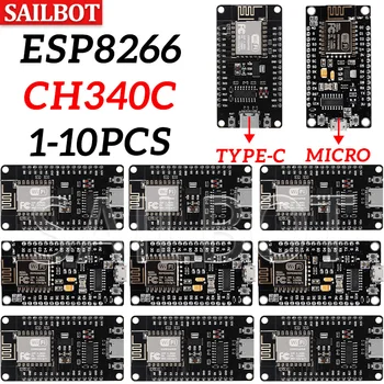 ESP8266 NodeMCU LUA CH340 ESP-12E WiFi Internet Development Board 4M Flash Serielles Wireless-Modul