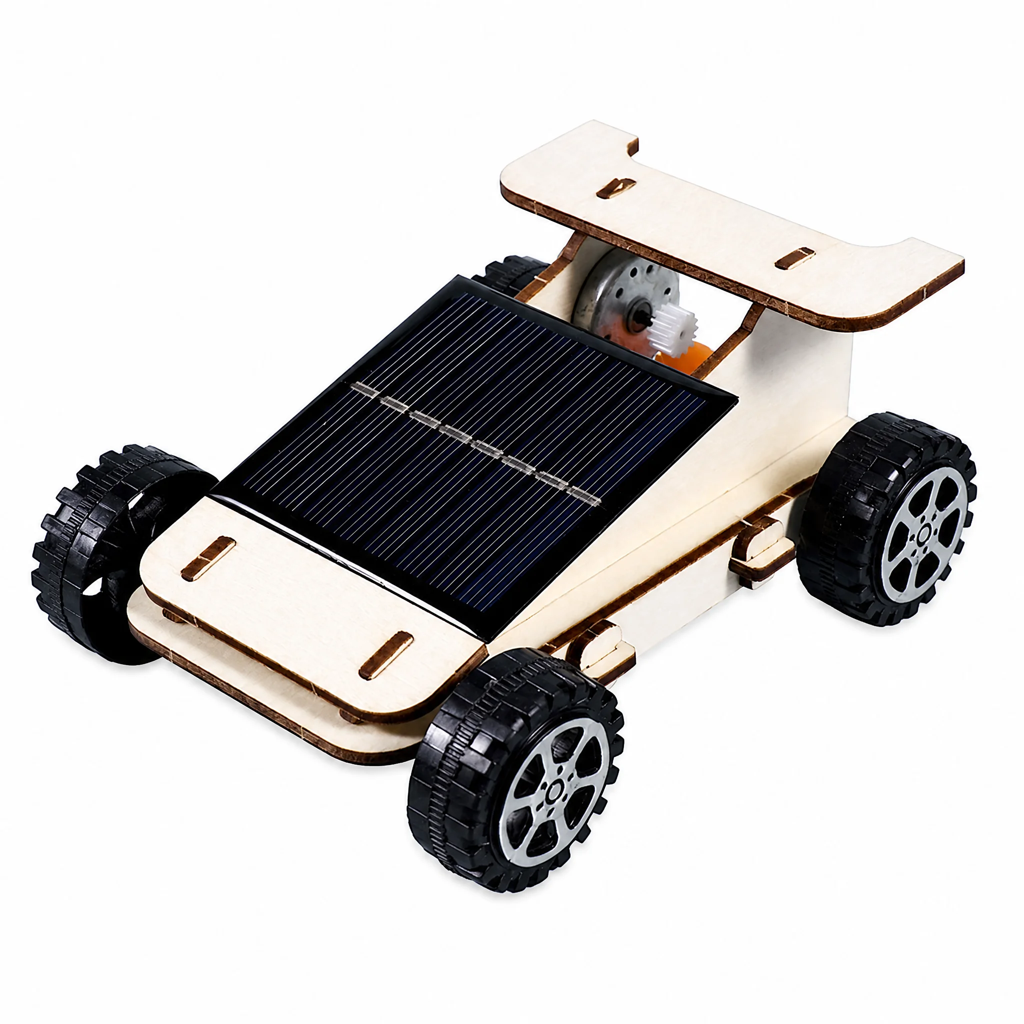 Holz-Solarauto DIY Wissenschafts-Experimentier-Set für Kinder – Bild 5