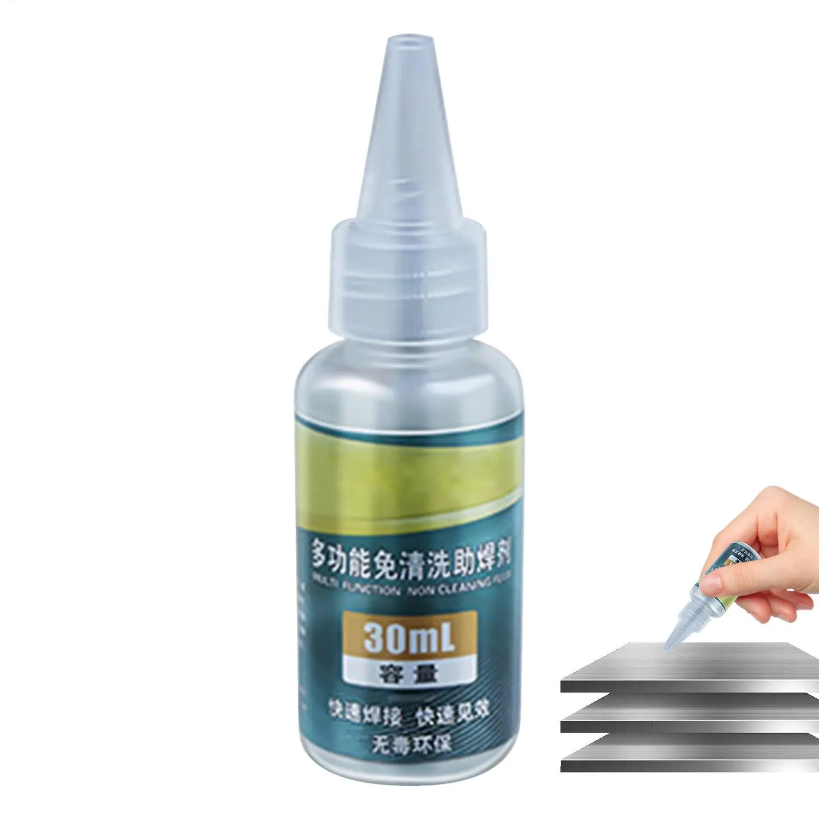 Flussmittelpaste aus Edelstahl, Schweiß- und Lötpaste – Bild 2