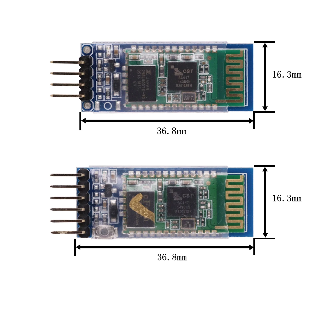 HC-05 HC05 Drahtloses Modul für Arduino Seriell 6-poliges Bluetooth – Bild 4