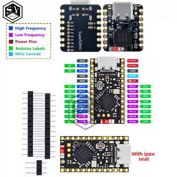 NRF52840 Super Mini Entwicklungsboard Kompatibel mit Nice!Nano V2.0 Bluetooth-Lademanagement Pro Micro