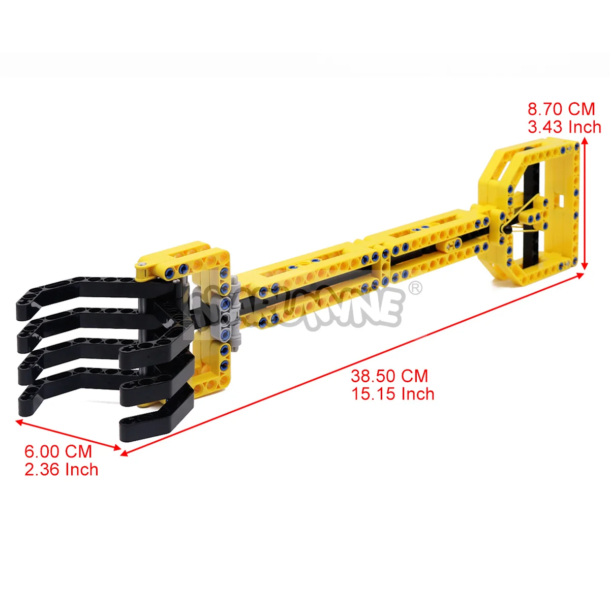 MARUMINE 128-teiliges Roboterarm MOC Baustein-Set Programmierbare – Bild 5