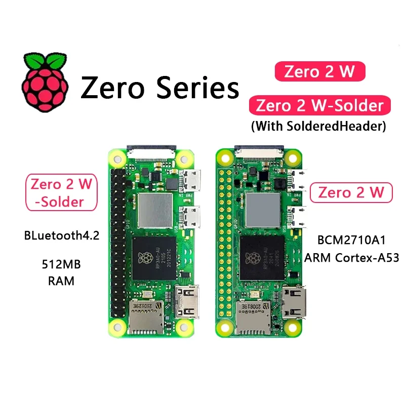 Raspberry Pi Zero Zero W Zero 2 W Zero-Solder Zero W-Solder – Bild 3