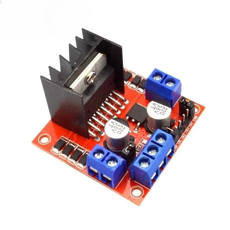 L298N Motorsteuerplatine L298 Modul für Arduino Dual H-Brücke DC – Bild 3