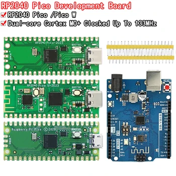 Raspberry Pi Pico Board RP2040 Dual-Core 264 KB ARM Low-Power-Mikrocomputer Hochleistungs-Cortex-M0+-Prozessor