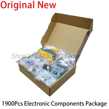 Mega Electronic Component Kit inklusive Sortiment + Kondensatoren + Widerstände + LED (1900 Stück)