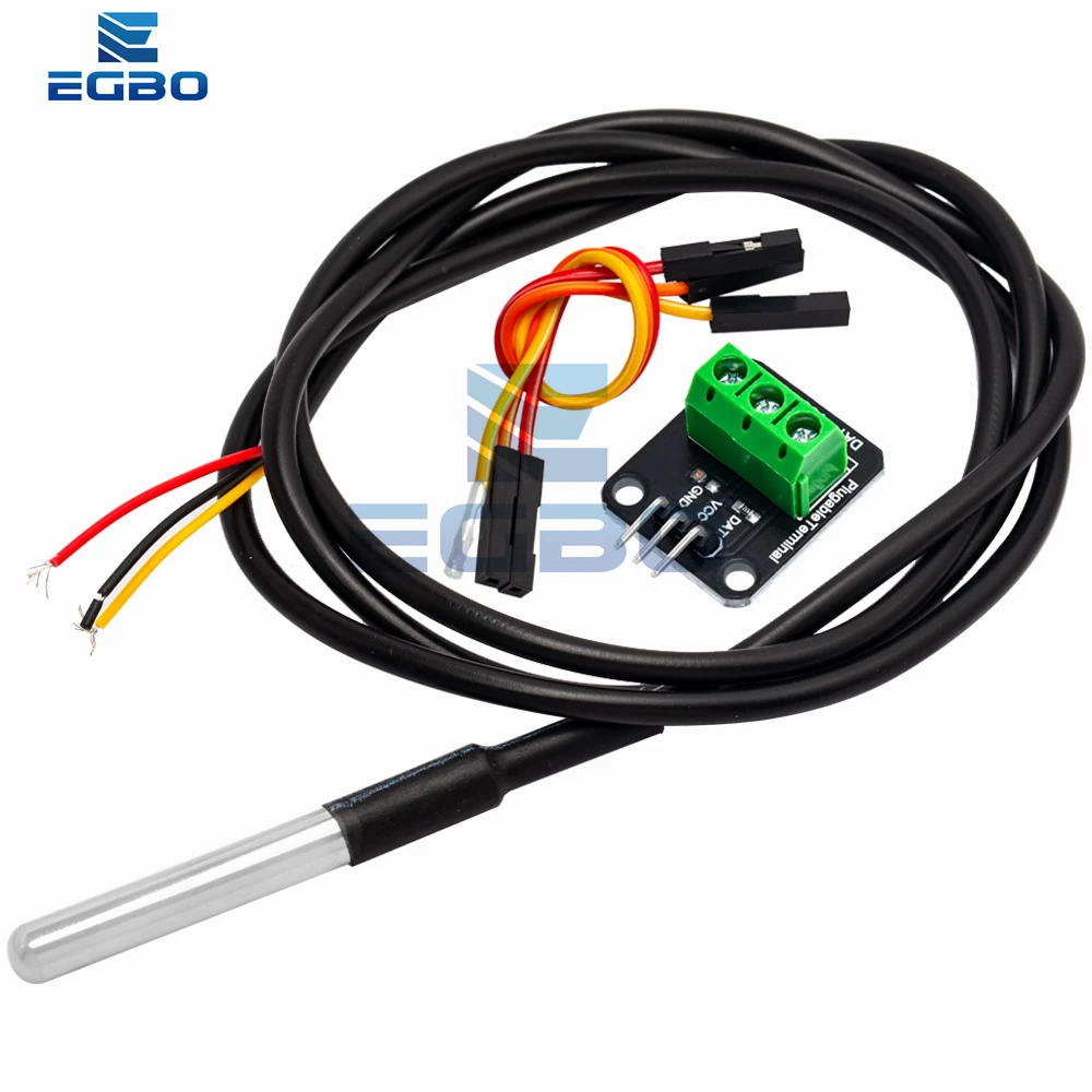 DS18B20 Temperatur Sensor Modul Kit Wasserdicht 100CM 2Digital Sensor – Bild 4