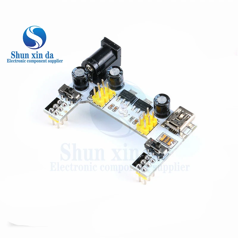 MB102 Breadboard Netzteilmodul 3,3 V 5 V lötfreies Brotbrett – Bild 5