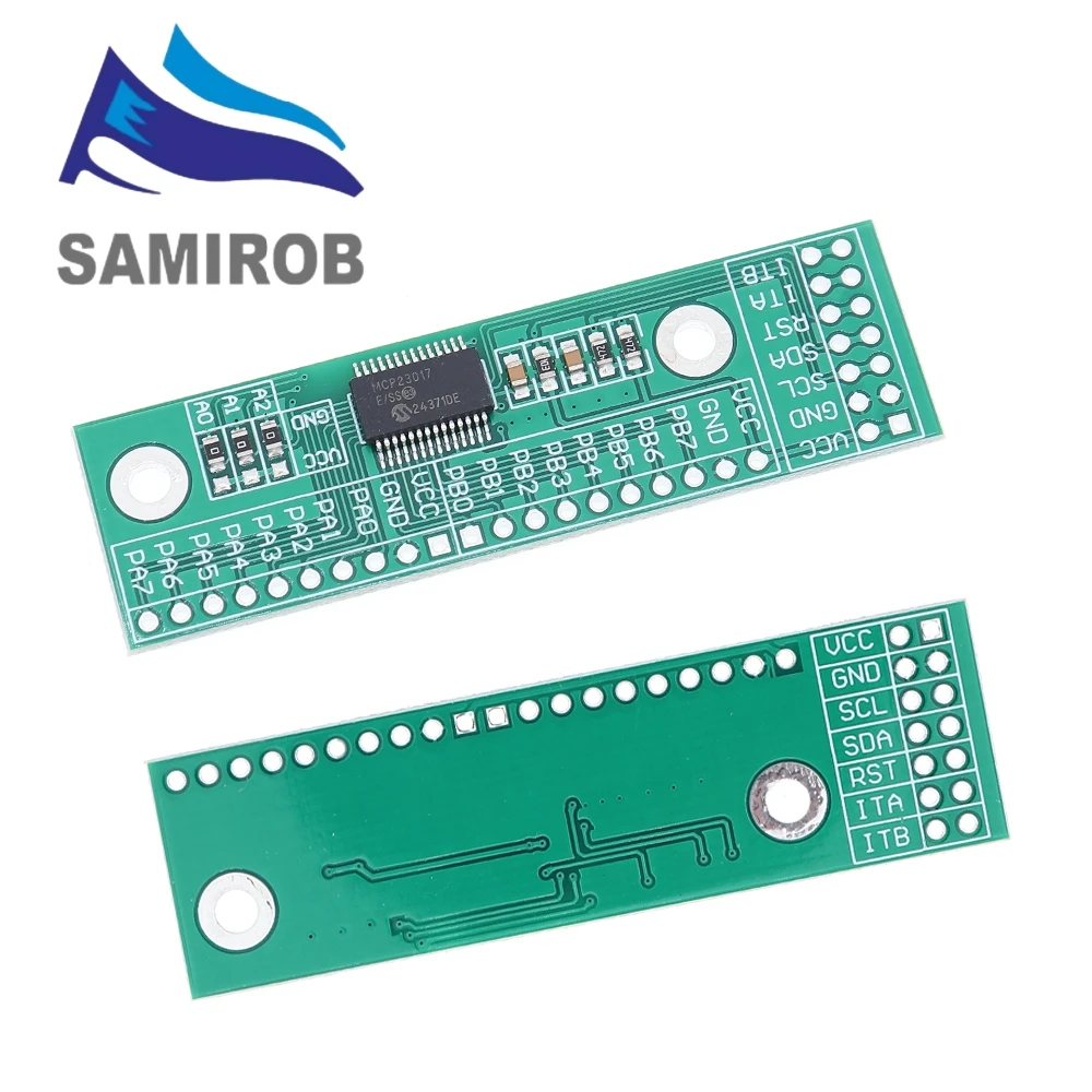 MCP23017 16bit I/O Expansion Board Modul Pin PCB IIC I2C Schnittstelle – Bild 5