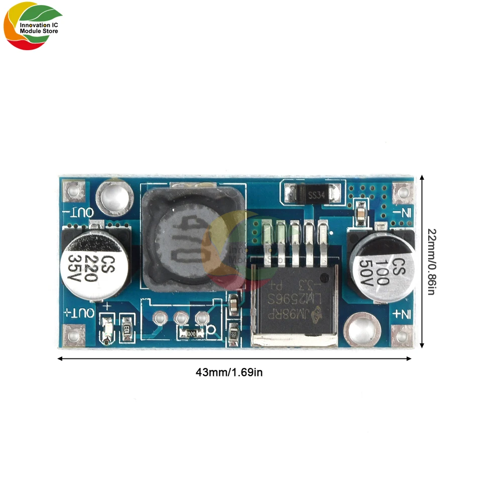 LM2596S DC-DC Step-down Power Modul Regler Board Buck Converter Hohe – Bild 3