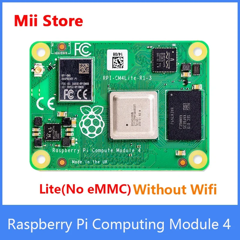 Raspberry Pi CM4 Raspberry Pi Compute Module 4 mit 1G/2G/4G/8GB RAM Lite/8G/16G/32G EMMC Flash Optional