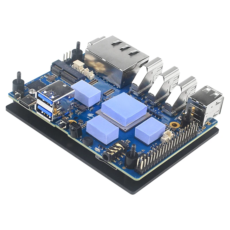 Orange Pi 5 Plus Aluminiumgehäuse, aktives passives Metall-Kühlgehäuse – Bild 4