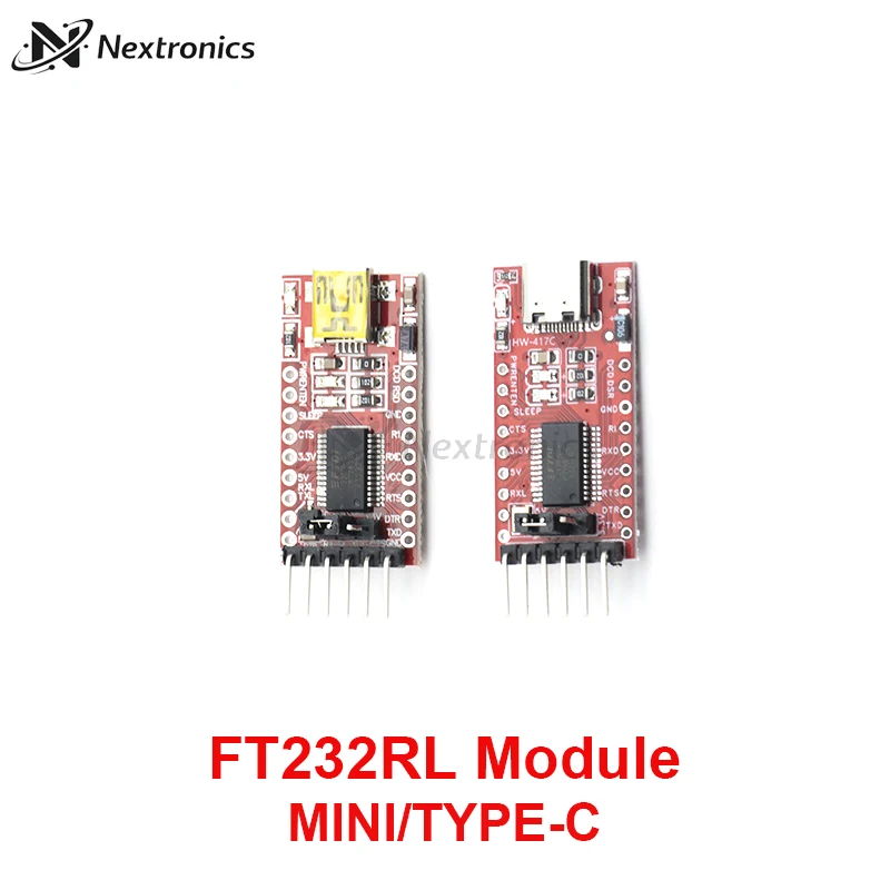 FT232RL FTDI USB zu TTL Serieller Adapter Modul MINI Typ-C 3,3V 5V – Bild 3