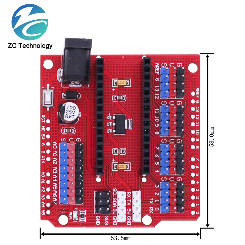ATMEGA328P NANO IO Shield und UNO Mehrzweck-Erweiterungsplatine – Bild 4