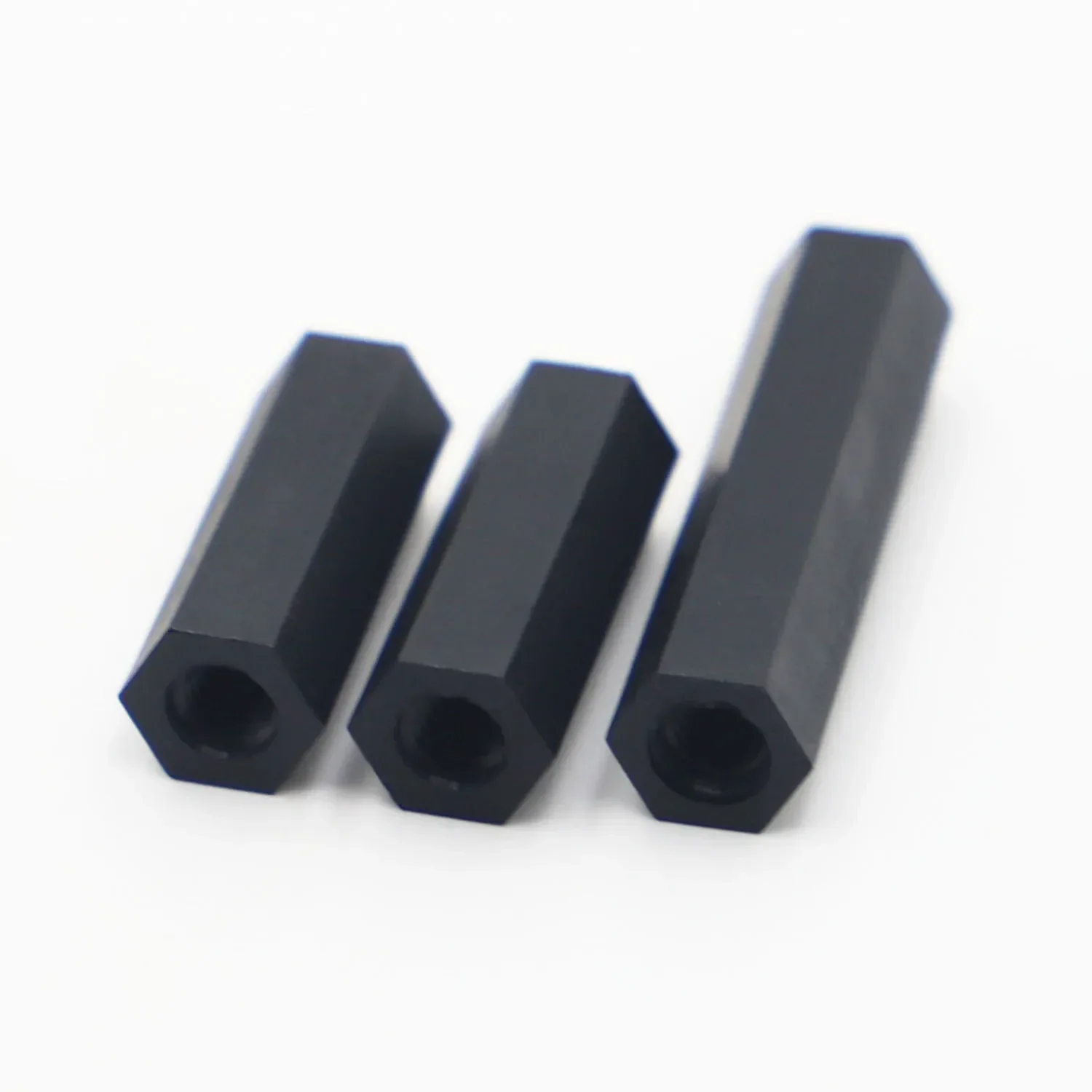 M2 M2,5 M3 M4*L Schwarzer Nylon-Abstandshalter Buchse auf Buchse – Bild 5