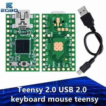 EGBO Teensy 2.0 USB 2.0 Tastatur Maus Teensy für Arduino AVR ISP Experimentierplatine U Disk Mega32u4