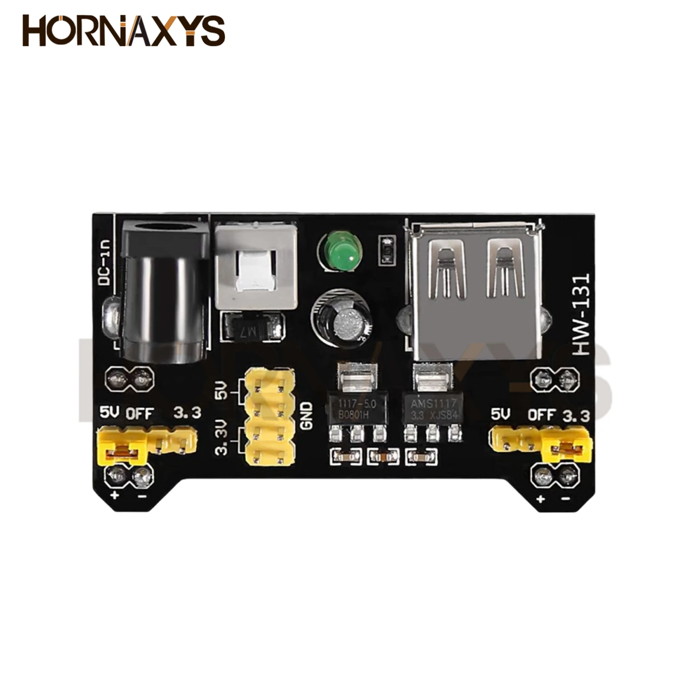 3,3 V 5V MB102 Solderless Breadboard Netzteil Modul mit 9V (5 Stück) – Bild 5