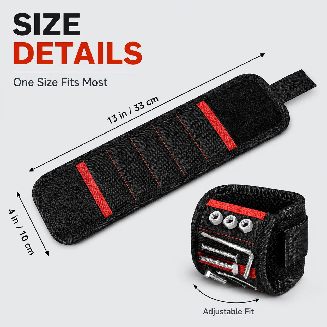 Magnetisches Armband-Werkzeugset mit Schraubendreher-Bit-Set, Sicherer – Bild 6
