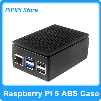 Raspberry PI 5 ABS-Gehäuse, großes Fassungsvermögen, kompatibel, vielseitig einsetzbar, mit abnehmbarer