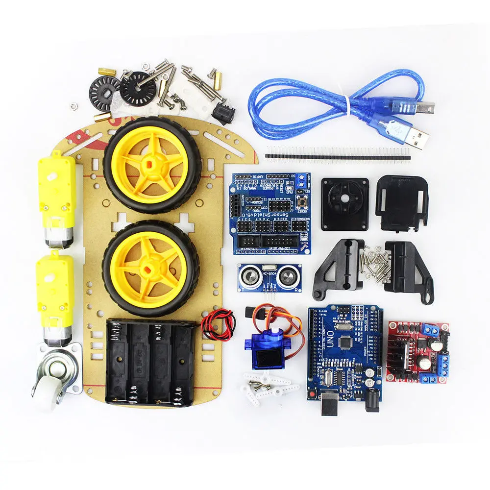 Smart Electronics Motor Smart Roboter Auto Chassis Kit Geschwindigkeit – Bild 6