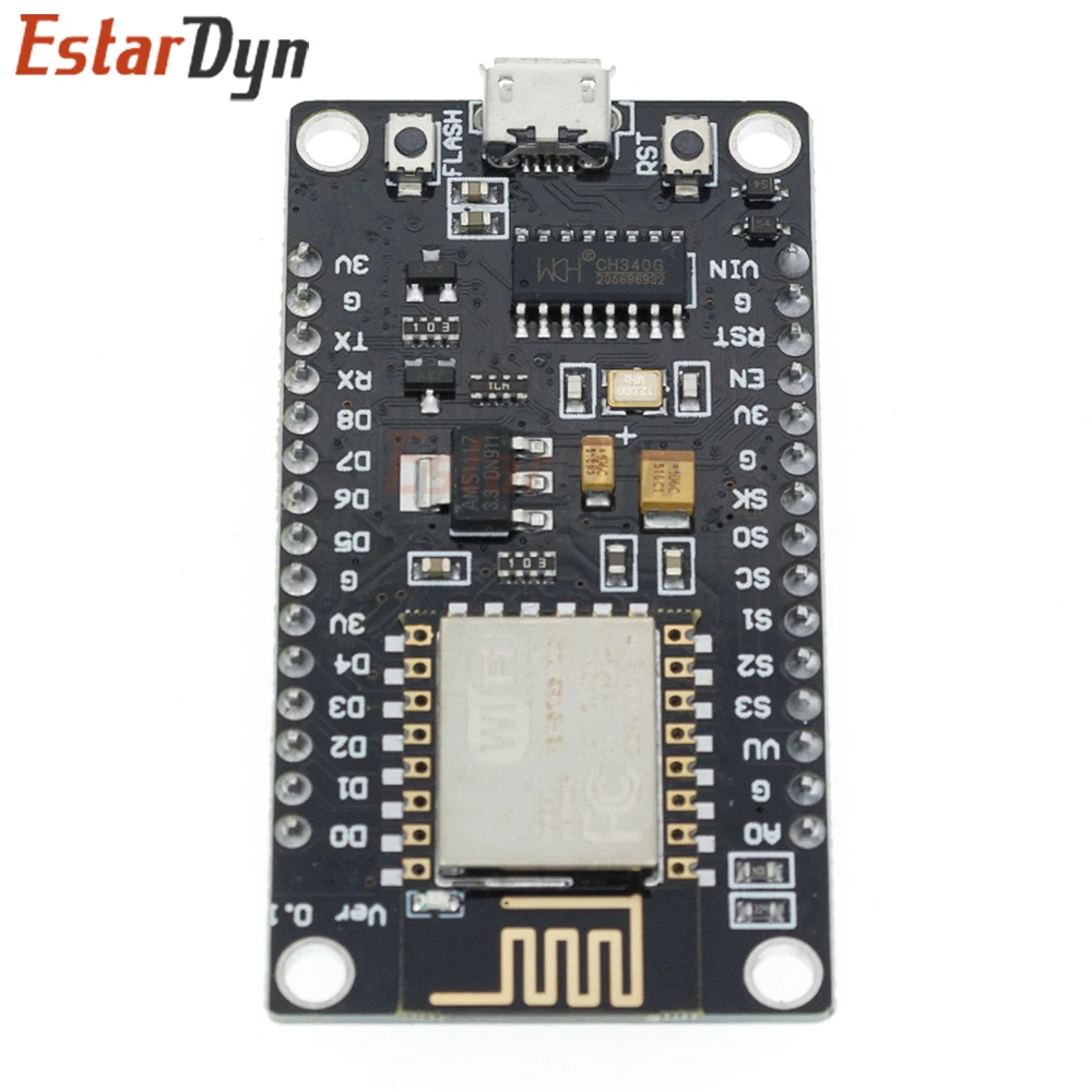 Estardyn NodeMCU ESP8266 Entwicklungsboard V2/V3, ESP-12E CH340/CP2102 – Bild 5