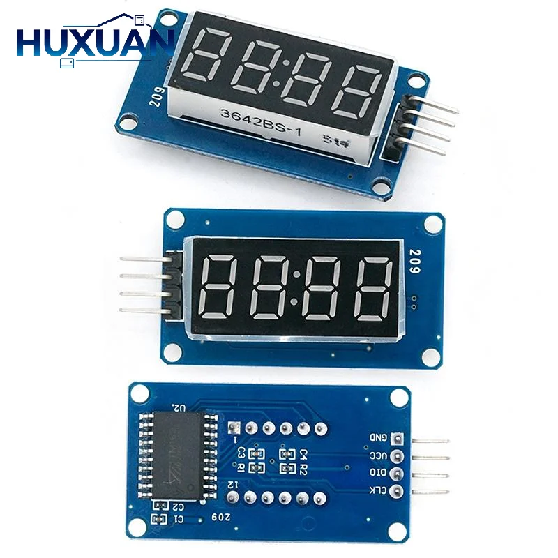 TM1637 4-Bit-Digital-LED-Anzeigemodul für 7-Segment-0,36-Zoll-Uhr – Bild 3