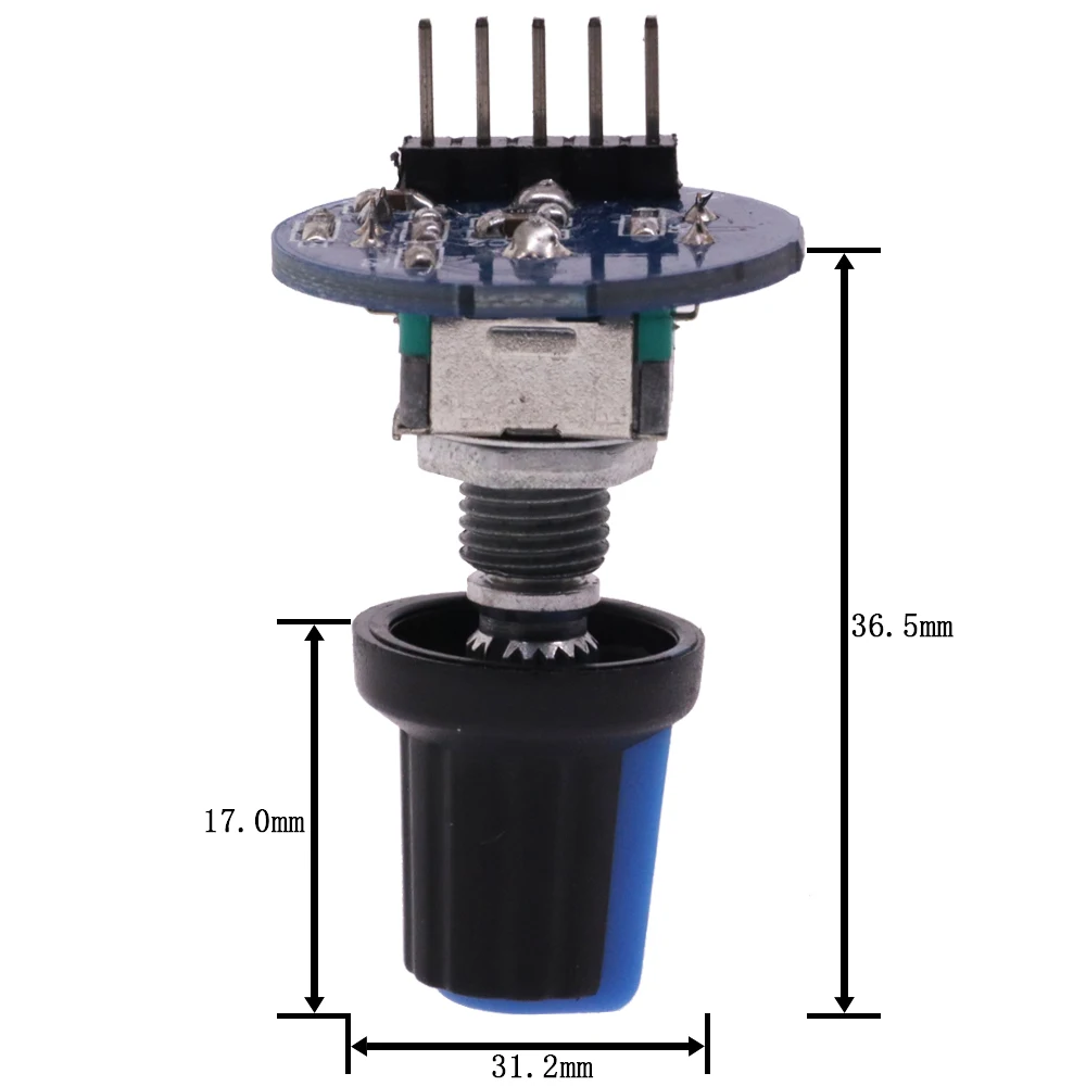 360 Grad Drehgeber modul Dreh potentiometer Analog knopf modul – Bild 2