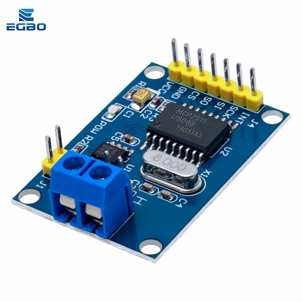 ~10PCS EGBO MCP2515 CAN-Bus-Modul TJA1050 Empfänger SPI für 51 MCU ARM – Bild 3