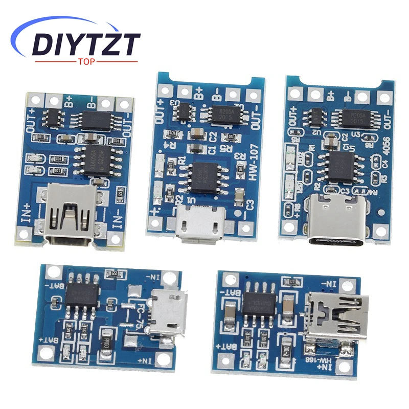 Micro USB 5 V 1A 18650 TP4056 Lithium-Batterie-ladegerät Modul – Bild 4