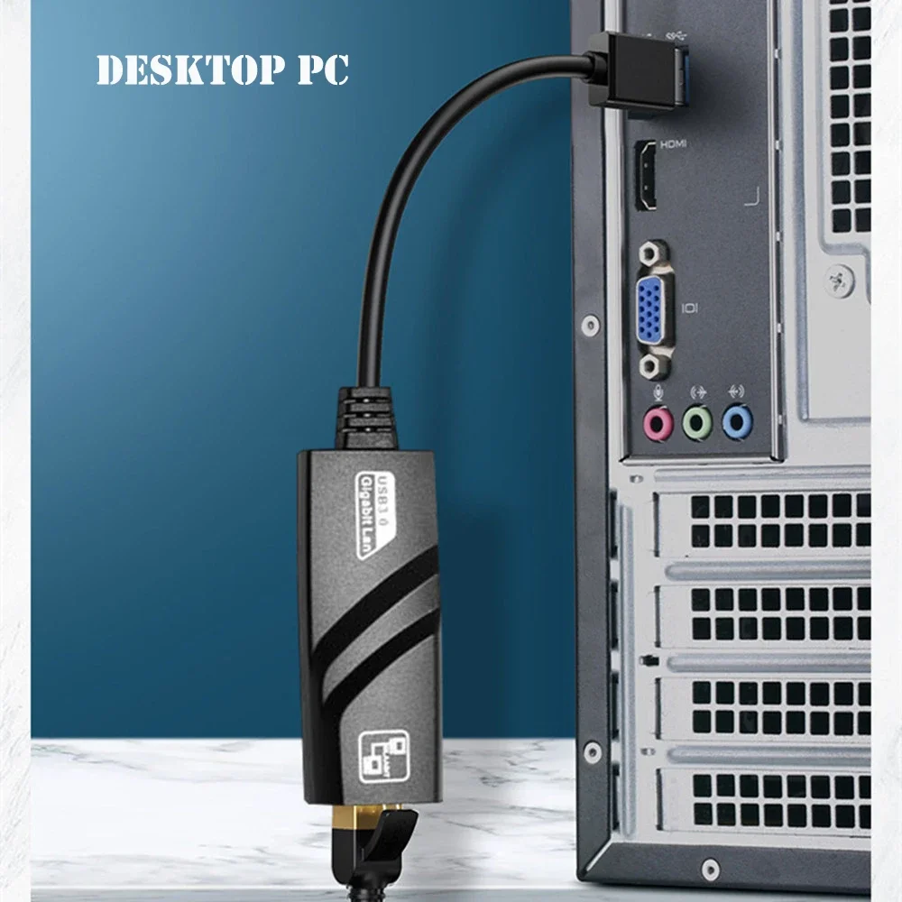 10/100/1000 Mbit/s USB 3.0 kabelgebundene Netzwerkkarte USB auf RJ45 – Bild 6